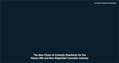 Desktop Screenshot of cannabistransparency.com